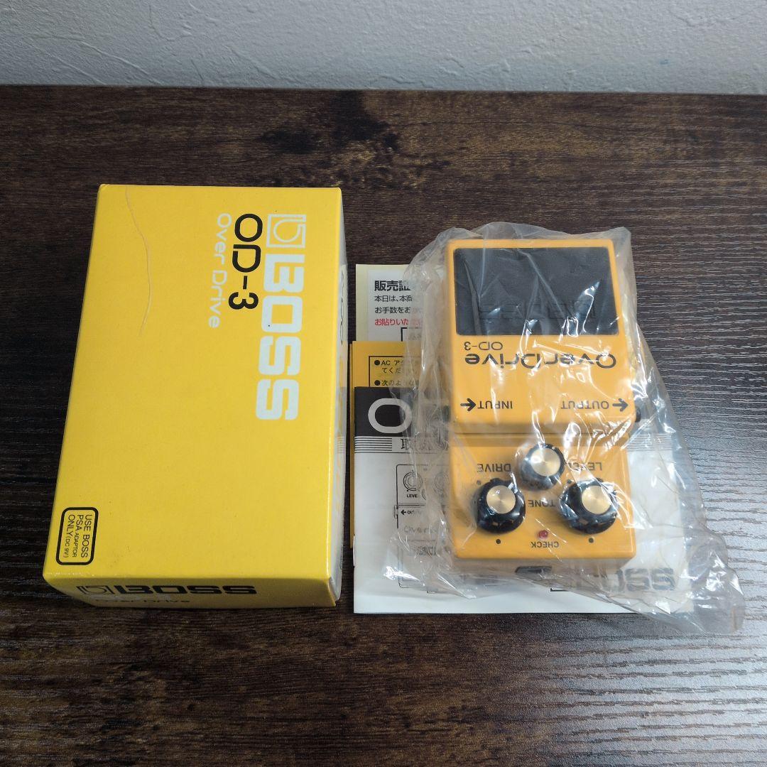 未使用　BOSS　OD-3 (OverDrive)オーバードライブ　販売証明有