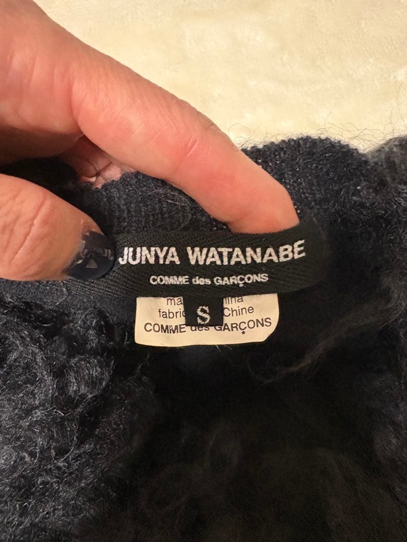 JUNYA WATANABE ブラックニットベスト S