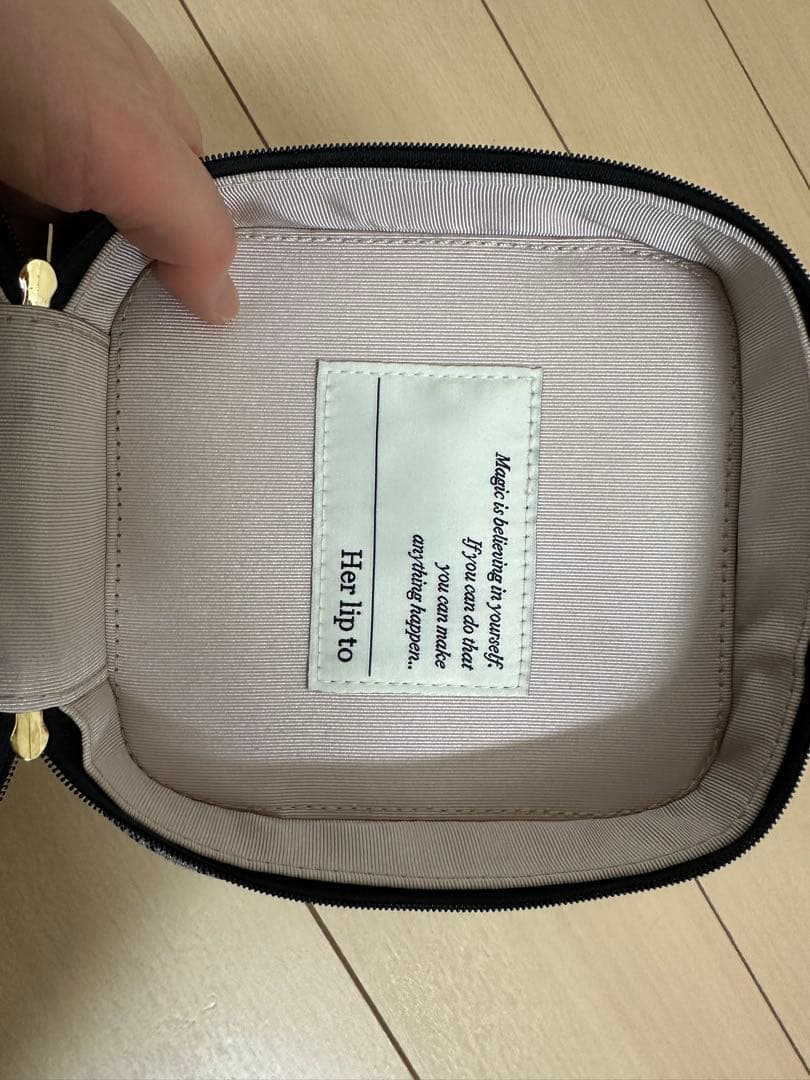 herlipto バニティバッグ　silver