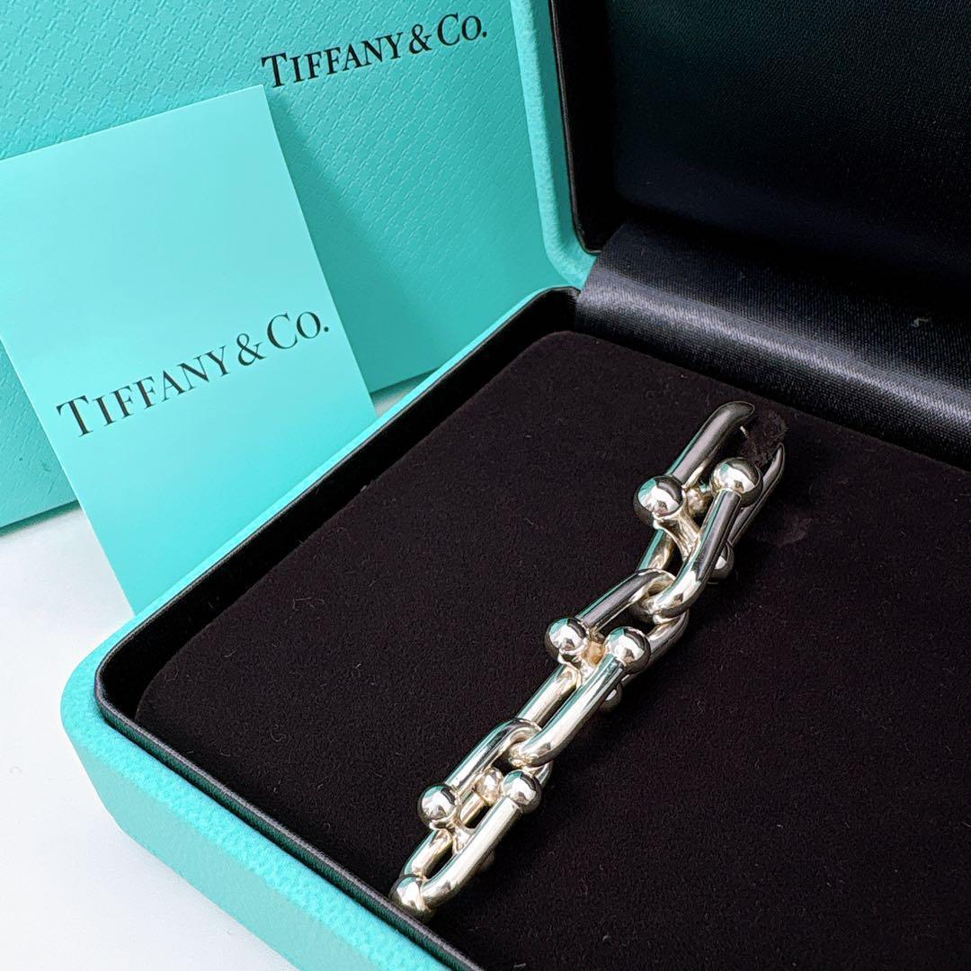 極美品 ティファニー ハードウェア グラジュエイテッド 片耳 ピアス シルバー