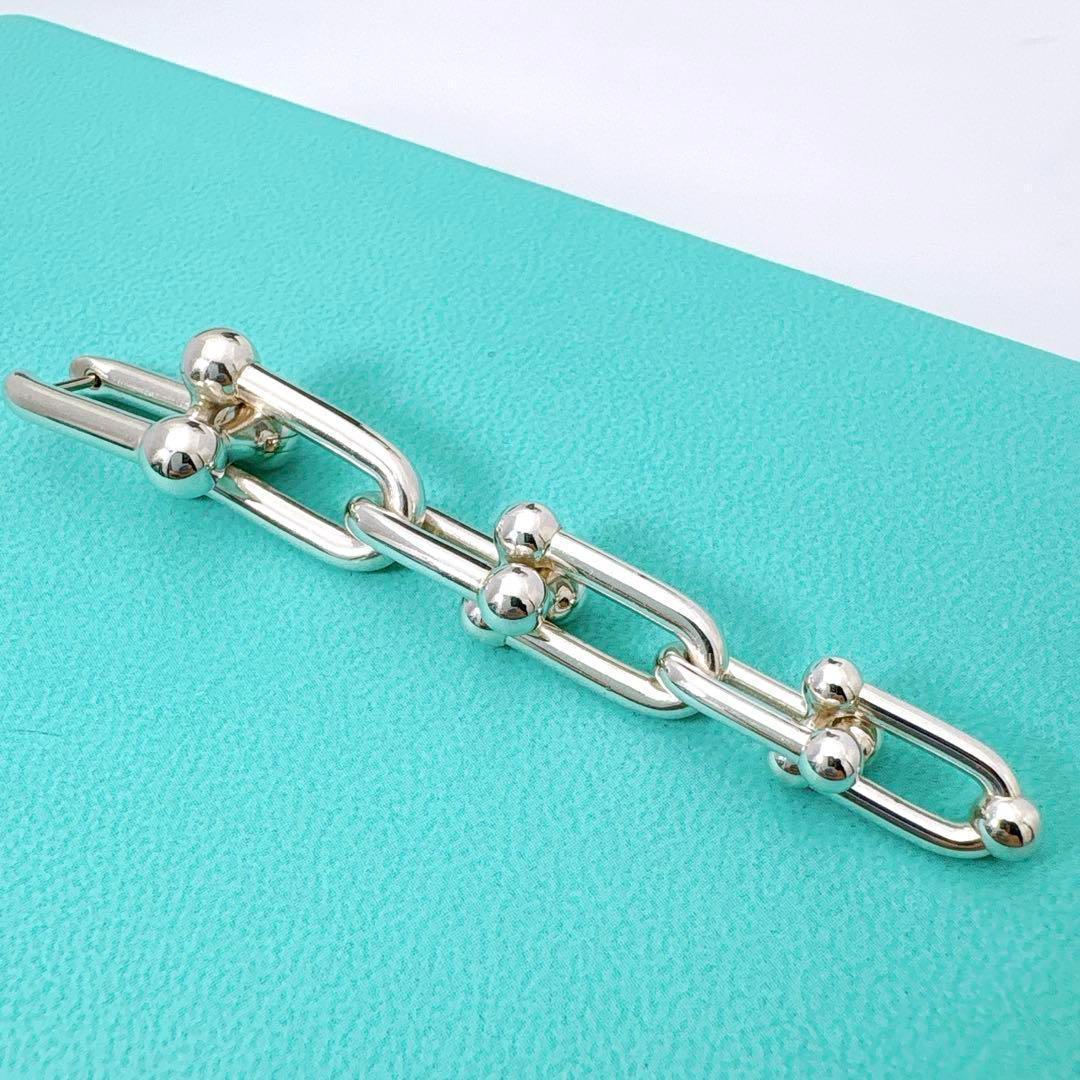 極美品 ティファニー ハードウェア グラジュエイテッド 片耳 ピアス シルバー