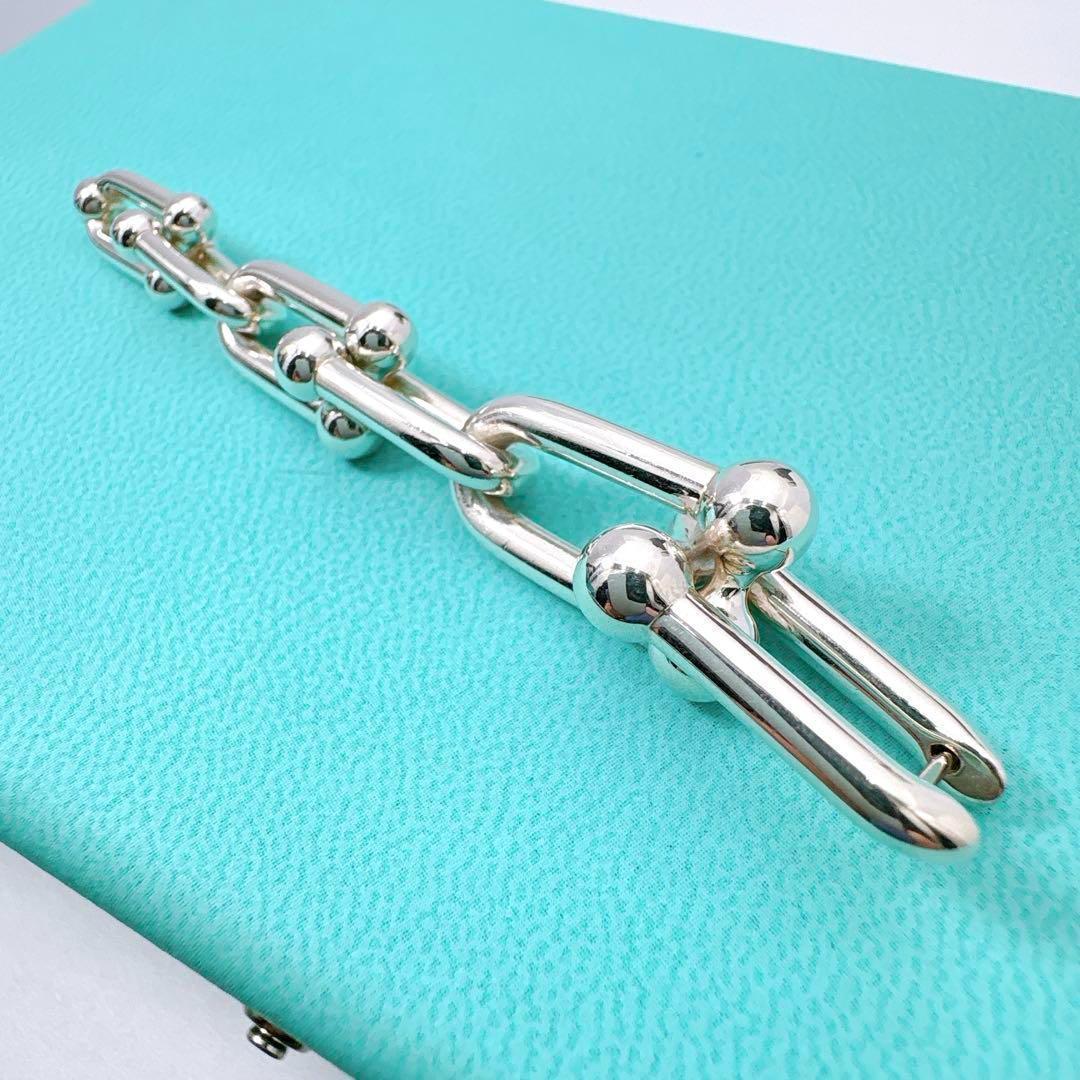 極美品 ティファニー ハードウェア グラジュエイテッド 片耳 ピアス シルバー