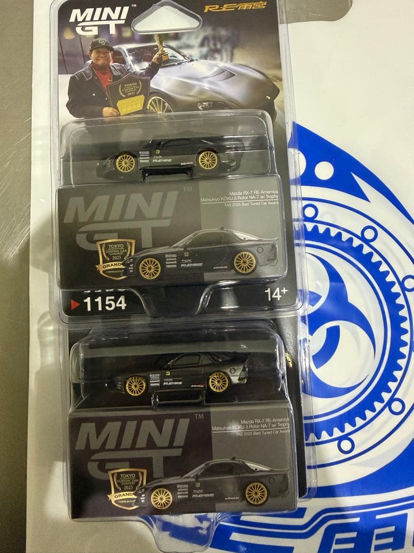 2026東京オートサロン RE雨宮 mini gt rx7 2台新品未開封　匿名