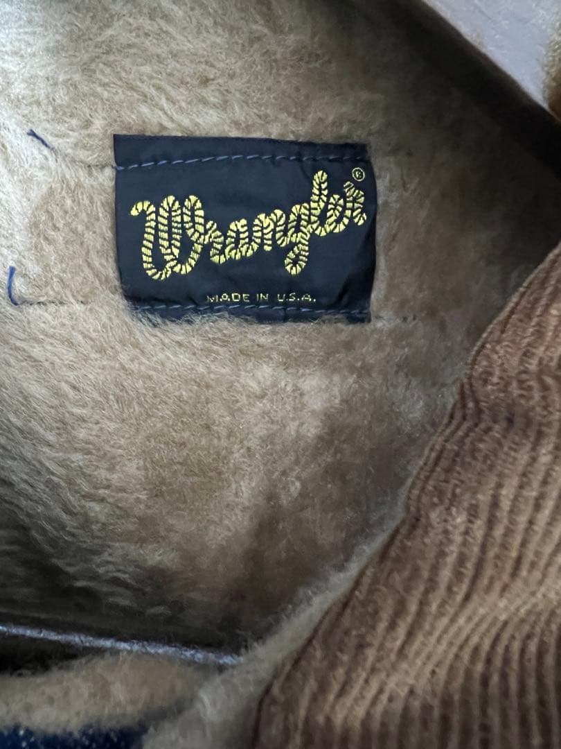 ジャケット・アウター 1970'SWrangler227MJLDenimBoaJacketSize44
