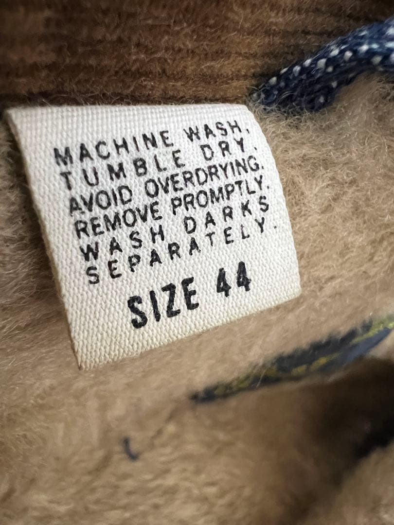 ジャケット・アウター 1970'SWrangler227MJLDenimBoaJacketSize44