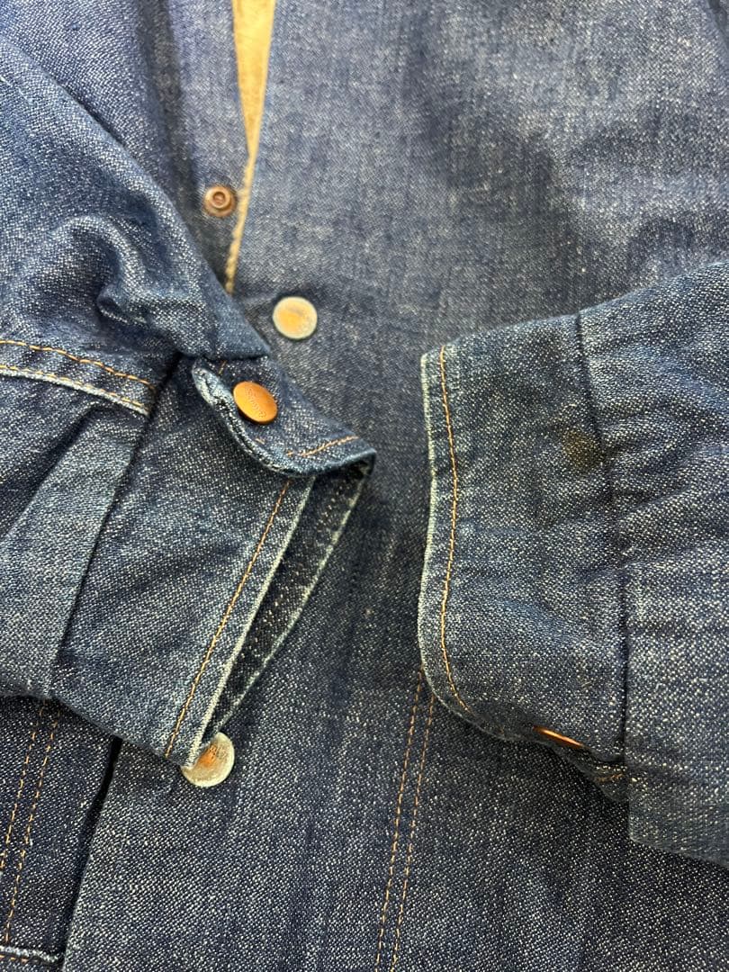 ジャケット・アウター 1970'SWrangler227MJLDenimBoaJacketSize44