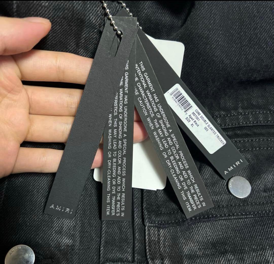 ジャケット・アウター Amiri 21AW CORE DOUBLE SLANTED TRUCKER
