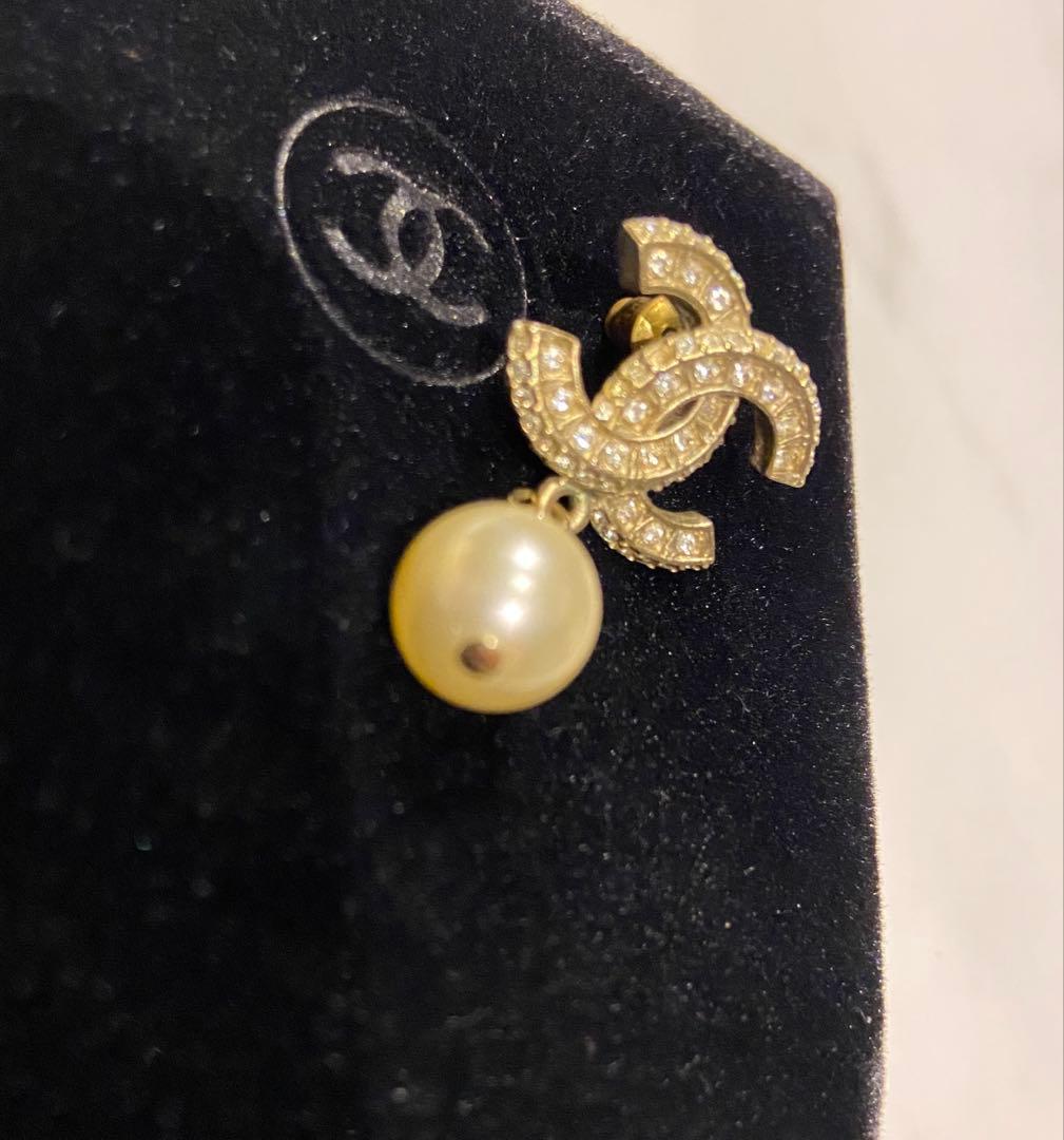 CHANEL シャネル　ピアス　パール