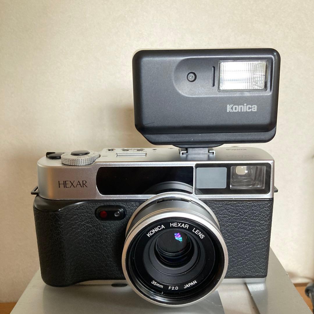 konika HEXAR Silver➕専用ストロボ