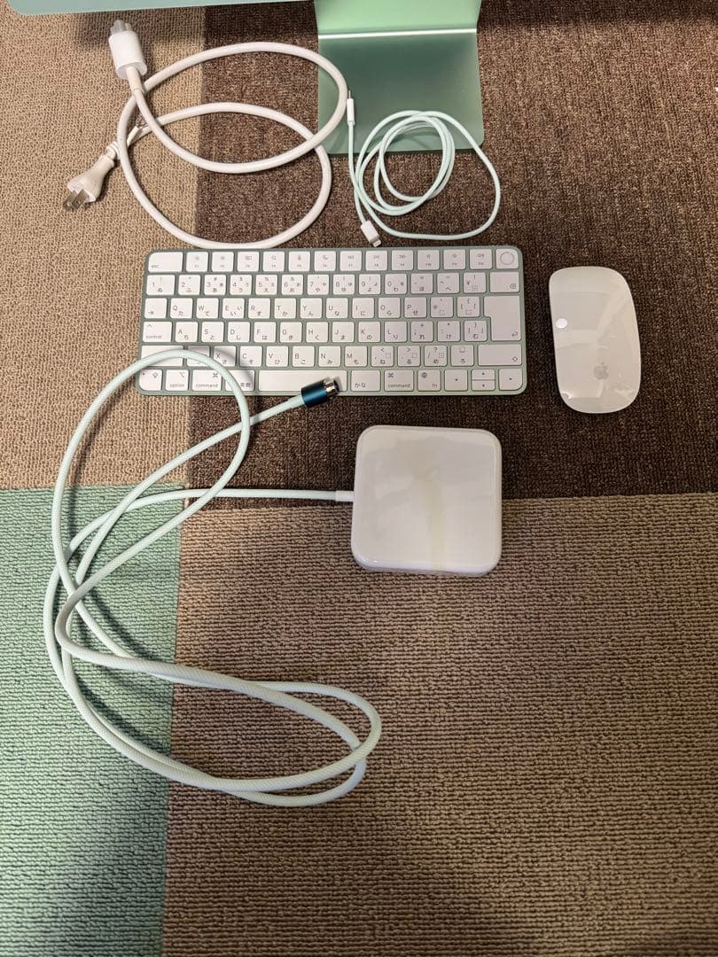 M1 iMac 24 メモリ8GB SSD256GB グリーン MGPH3J/A