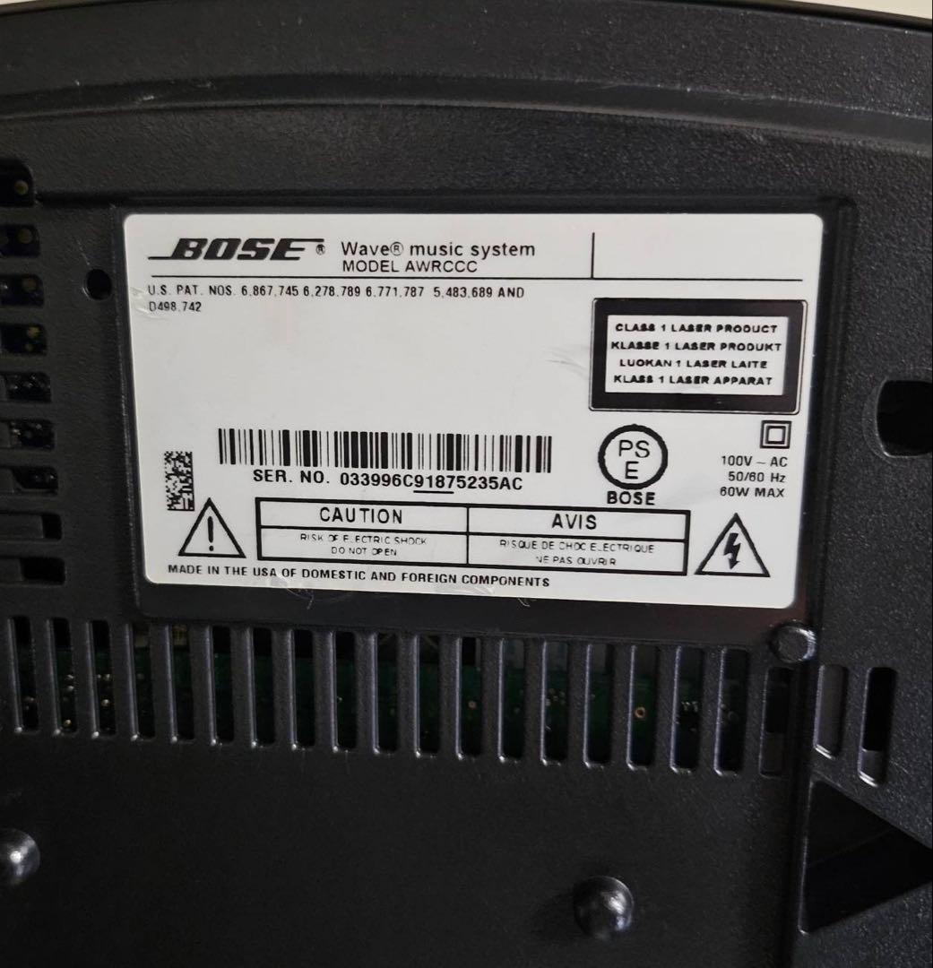 その他 Bose Wave music system MODEL AWRCCC