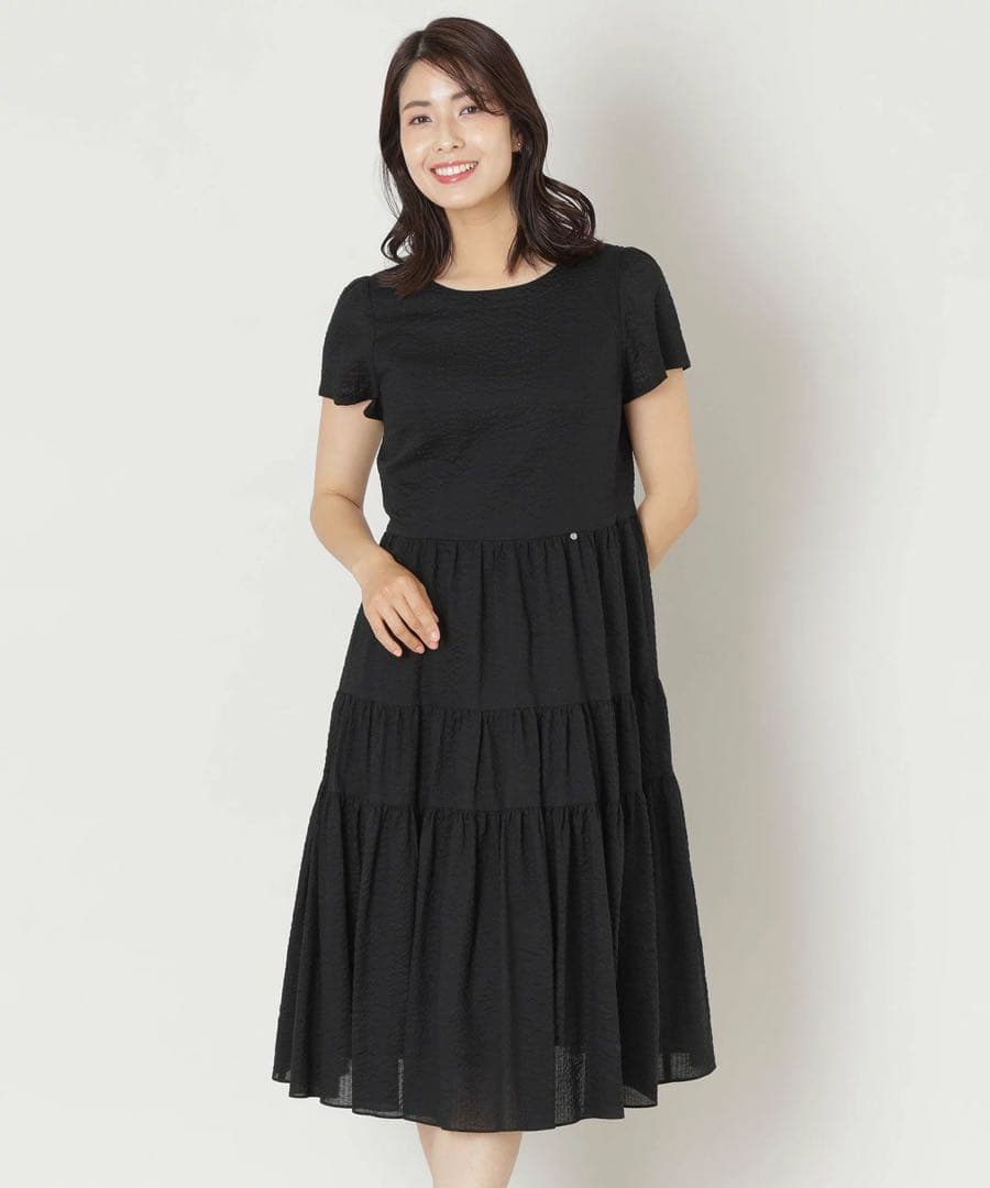 TO BE CHIC ウェーブローン ランダムティアードワンピース