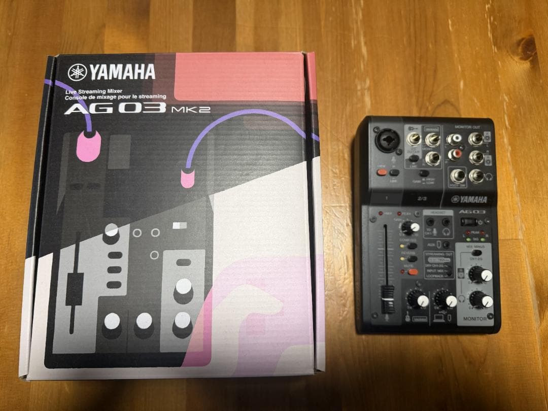 YAMAHA AG03MK2 ミキサー ブラック