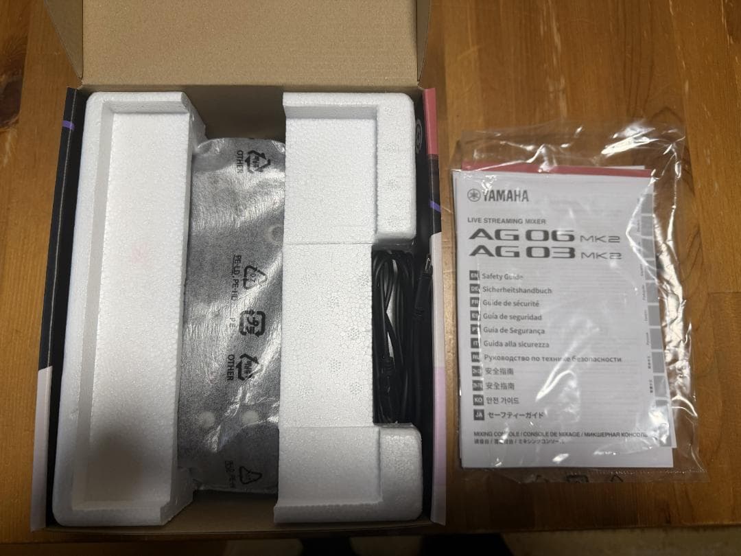 YAMAHA AG03MK2 ミキサー ブラック