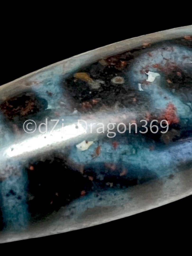 【 一柱のみ ／ 朱砂有り！！ 】老礦朱砂十字六眼天珠