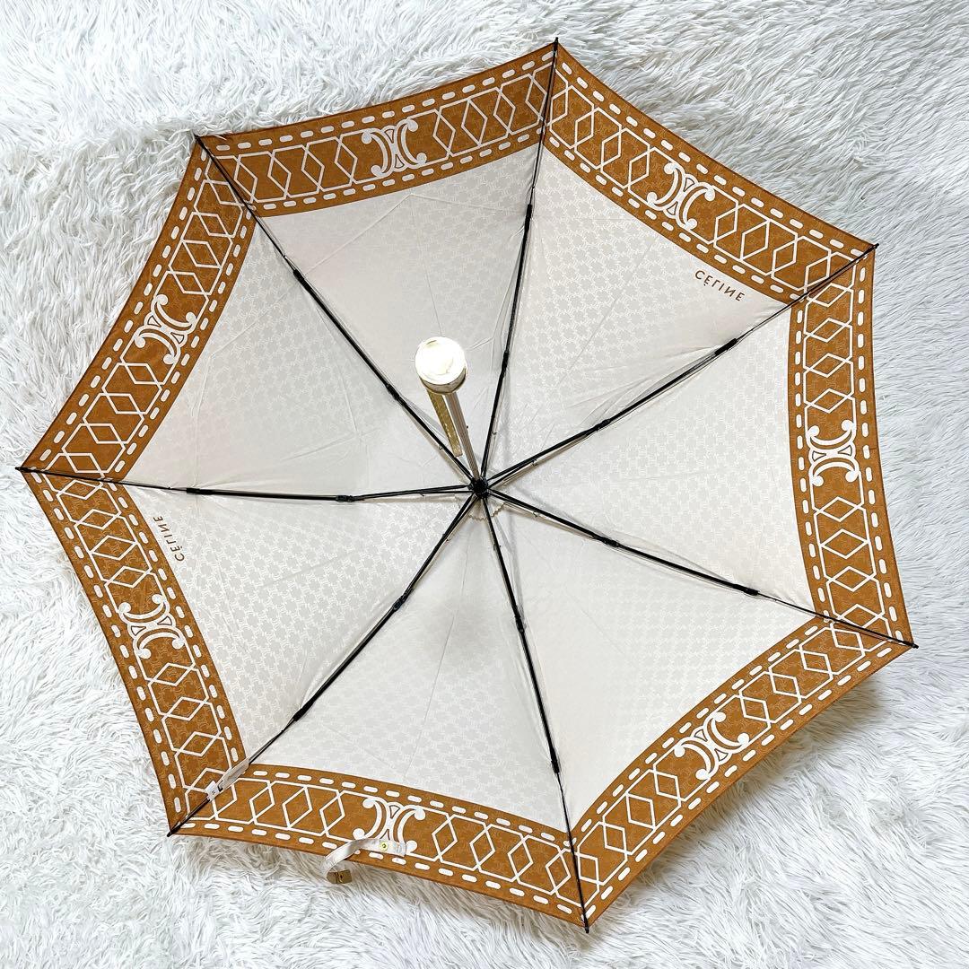 【新品タグ付未使用品・希少】CELINE セリーヌ 折り畳み傘 マカダム
