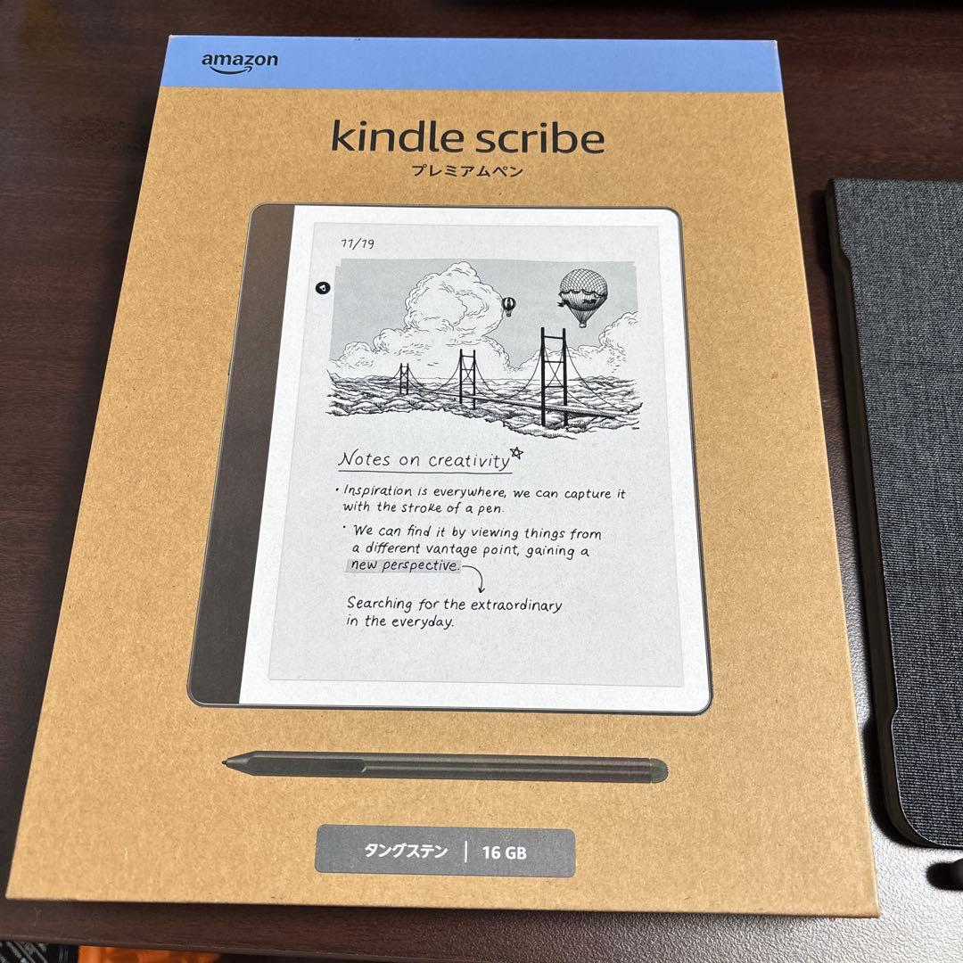 で*け様 Kindle Scribe 2024【純正ケース・ペン付】 16GB
