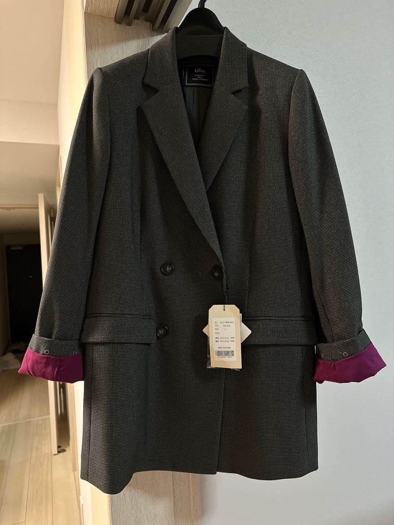 olu. オルドット オリジナル バイカラー ポイント ジャケット