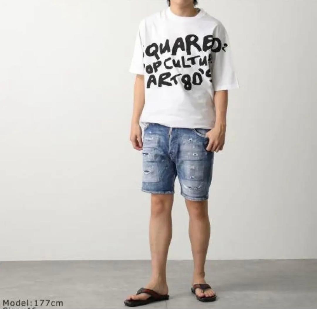 カッコいい‼️ 2024ss ディースクエアード2 MARINE SHORTS