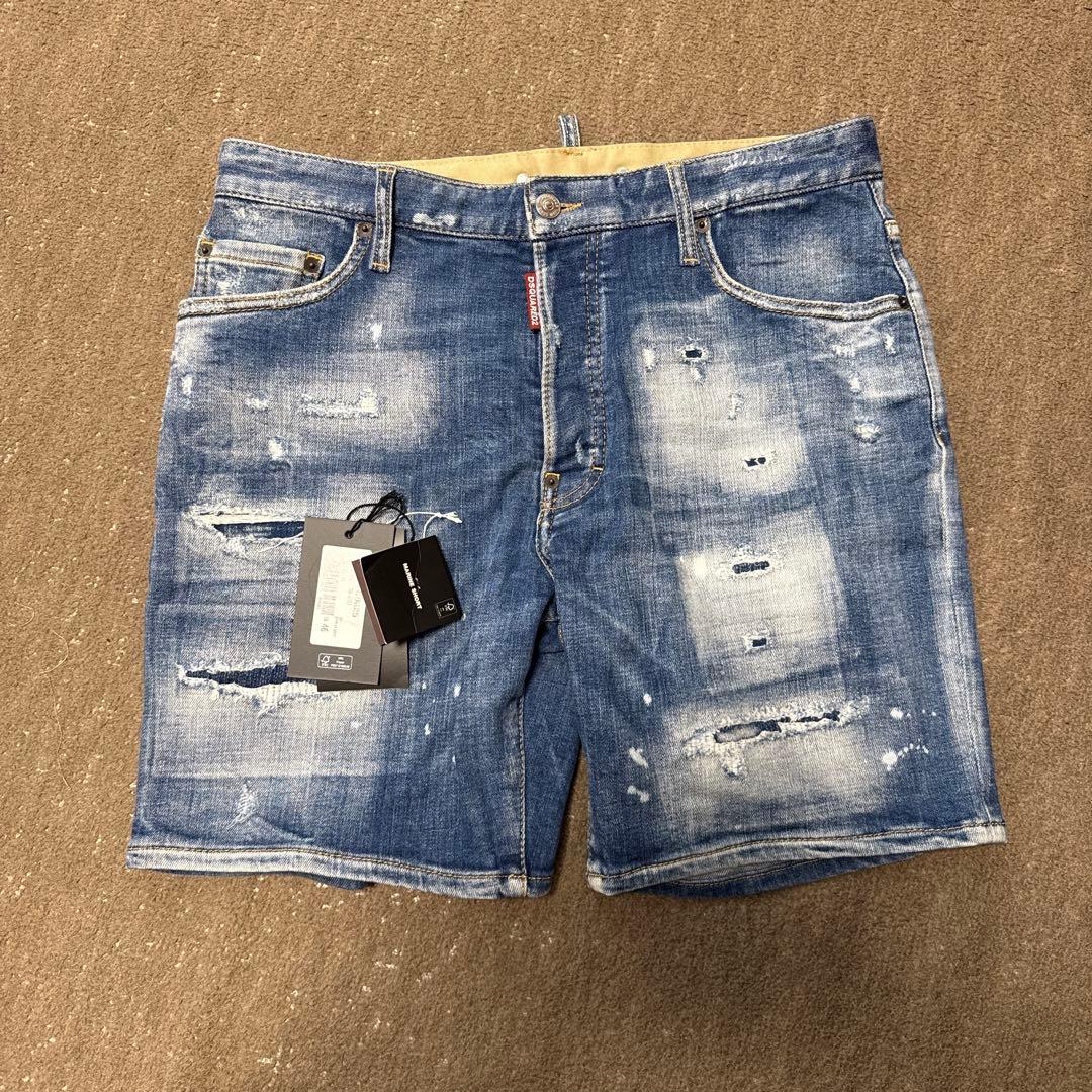 カッコいい‼️ 2024ss ディースクエアード2 MARINE SHORTS