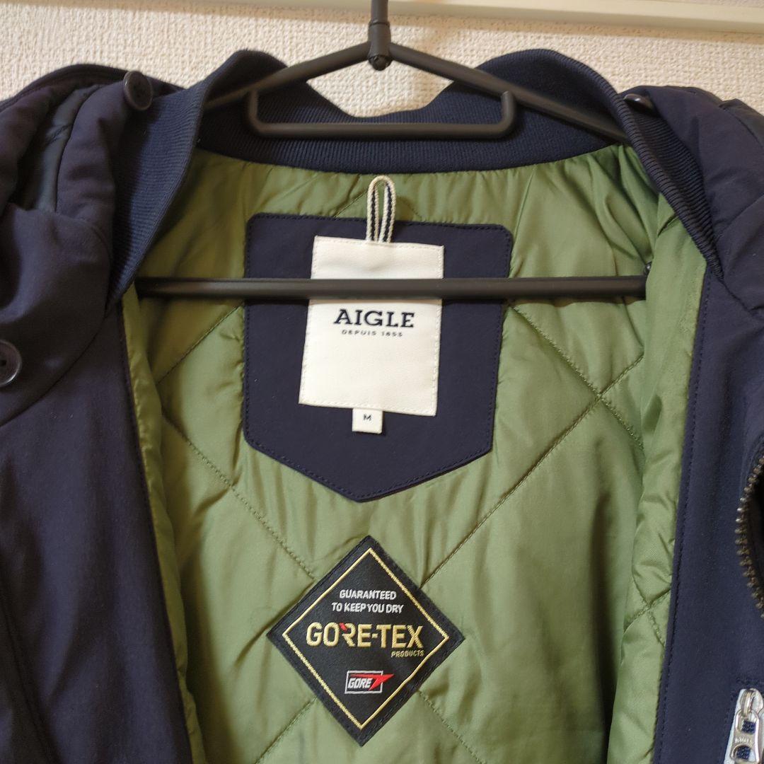 【最終値下げ】1/17迄 AIGLE ゴアテックス モコピ コート モッズコート