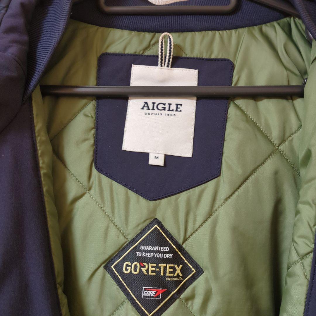 【最終値下げ】1/17迄 AIGLE ゴアテックス モコピ コート モッズコート