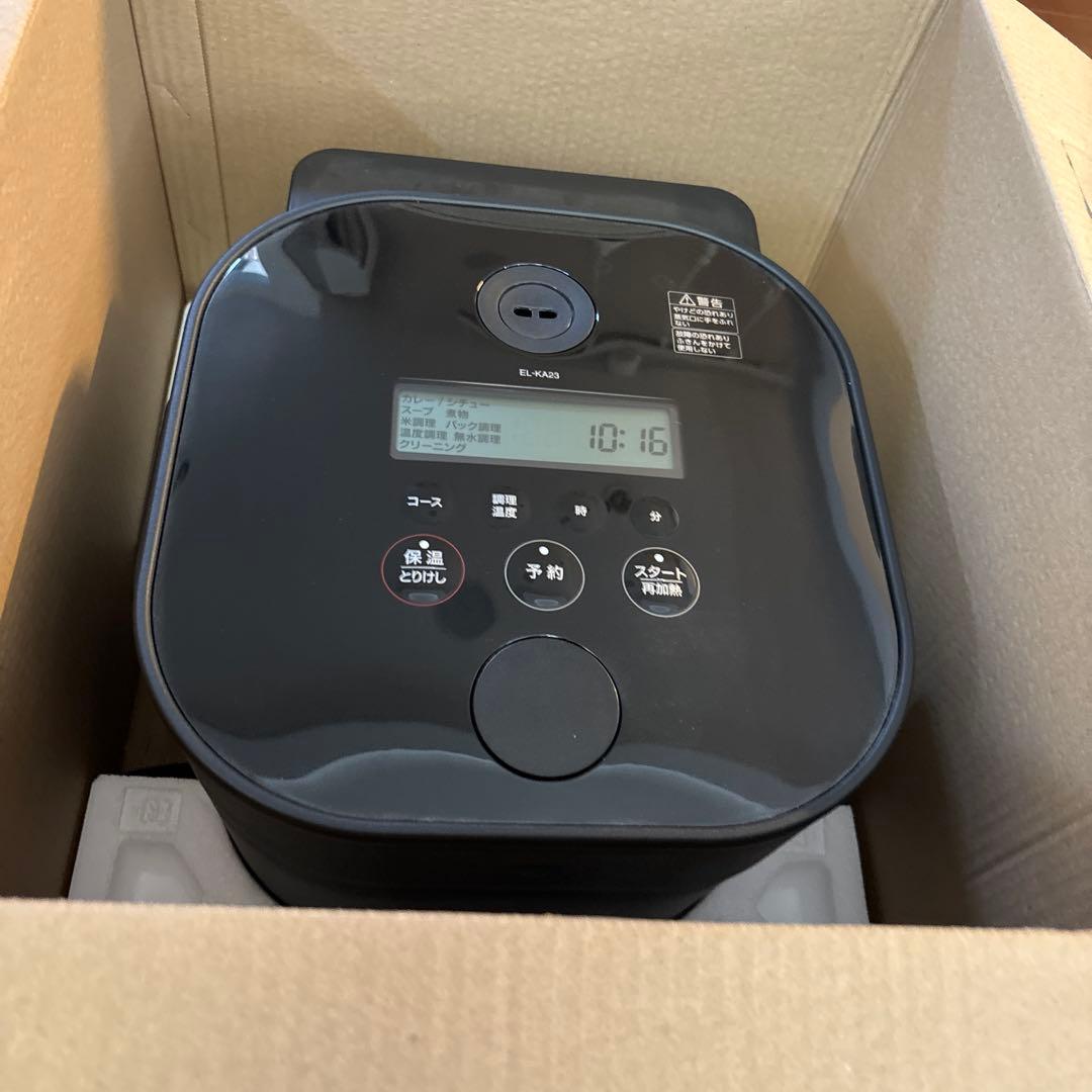 新品　未使用　STAN EL-KA23-BA　多機能　自動調理鍋