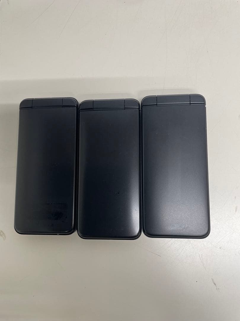 SoftBank 京セラ DIGNO A202KC 黒 ガラケー 携帯電話 ３台