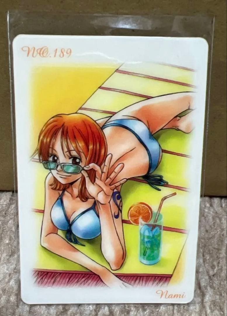 ナミ 水着 クリアカード 年代物