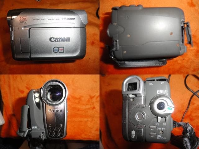 録画・再生・ダビングＯＫ◆キャノン　FＶＭ３００　動作良好