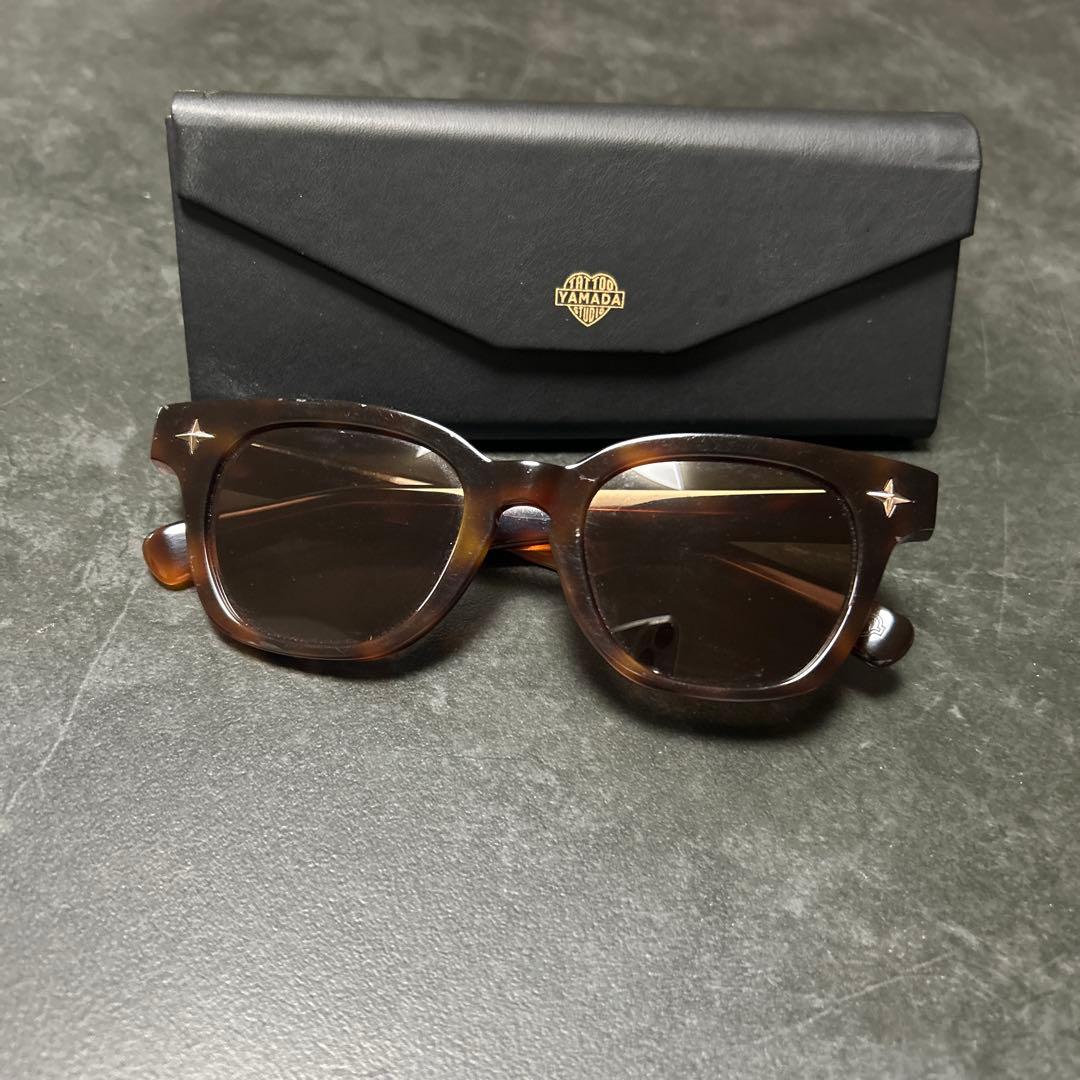 タトゥースタジオヤマダ　セーフティサングラス　鼈甲
