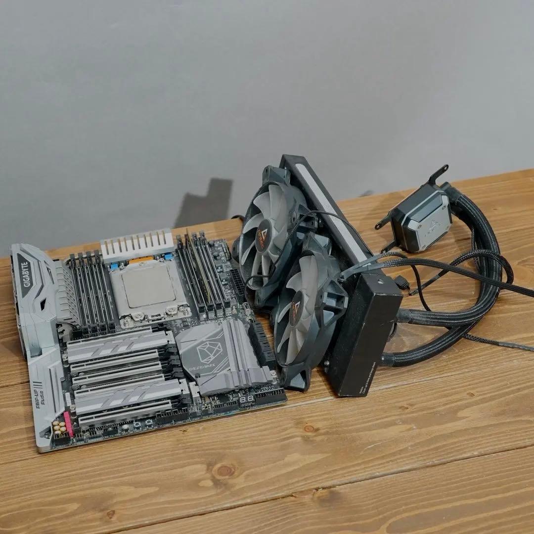 AMD 1900X + X399 DESIGNARE + メモリ16GB+クーラ