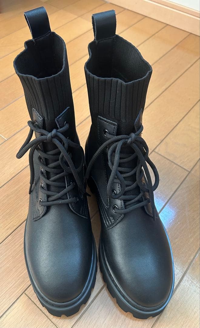 tsubomi⭐︎サイドゴアブーツ ブラック