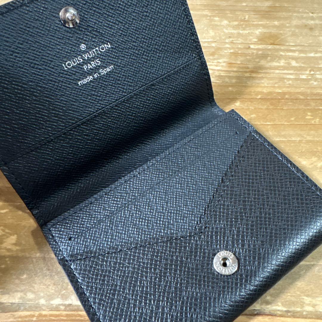 バ*ュ様 ルイヴィトン 名刺入れ タイガ アンヴェロップ カルトドゥヴィジット