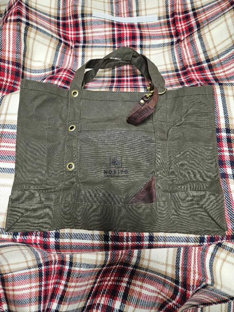 NOBITO オリーブグリーン エコバッグ