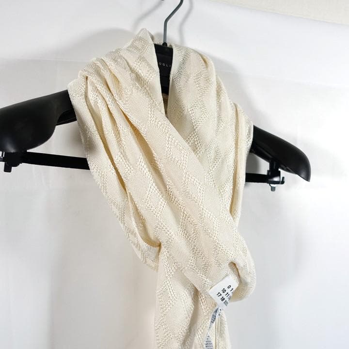 ★未使用★マルタンマルジェラ　シルク　レースアップストール　margiela