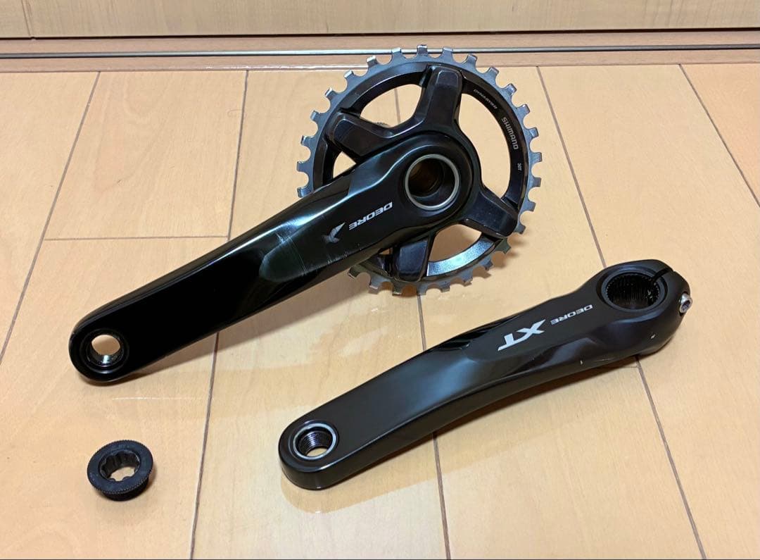 DEORE XT クランク ブラック T30 MTB 11s用