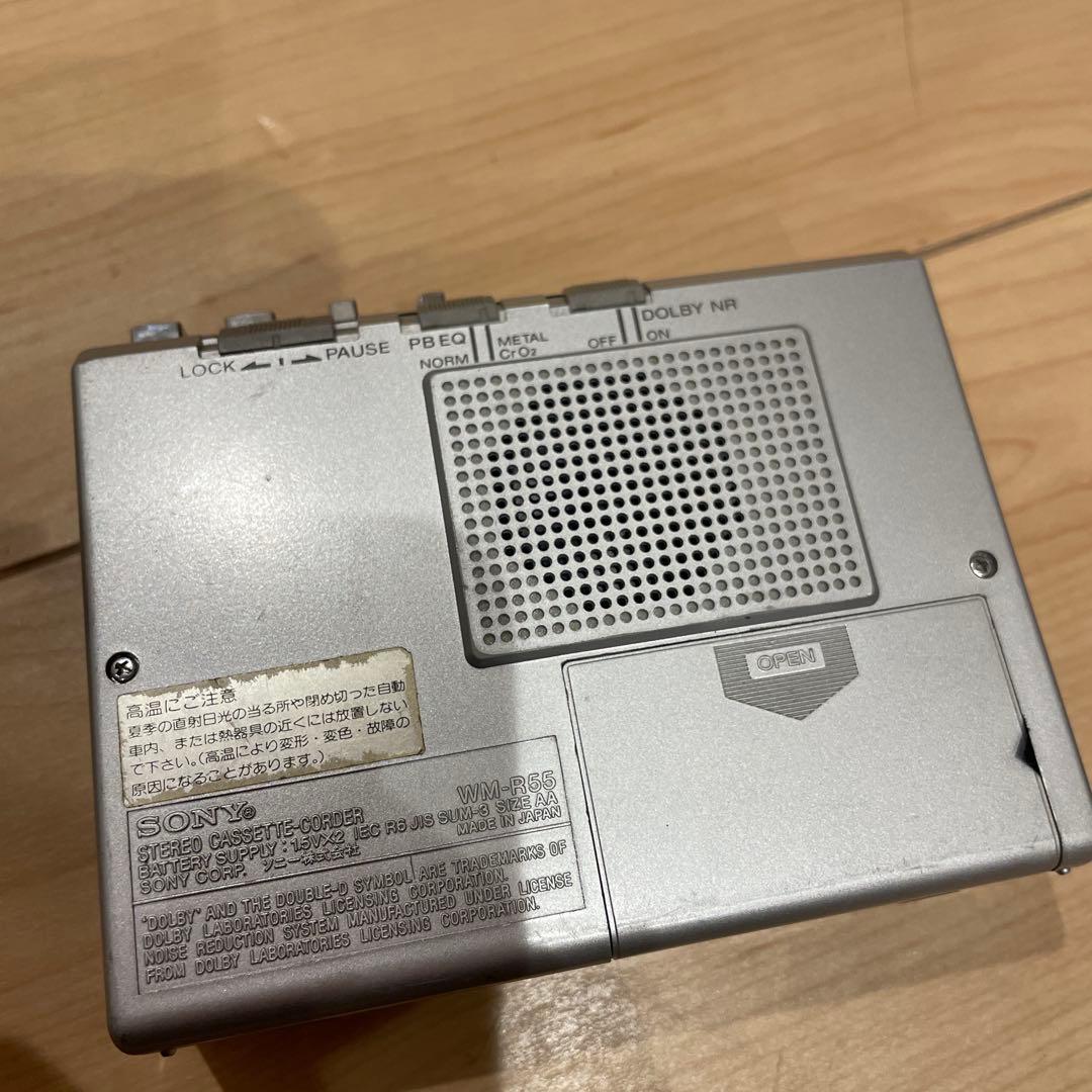 SONY WALKMAN WM-R55 ジャンク品 通電確認のみ