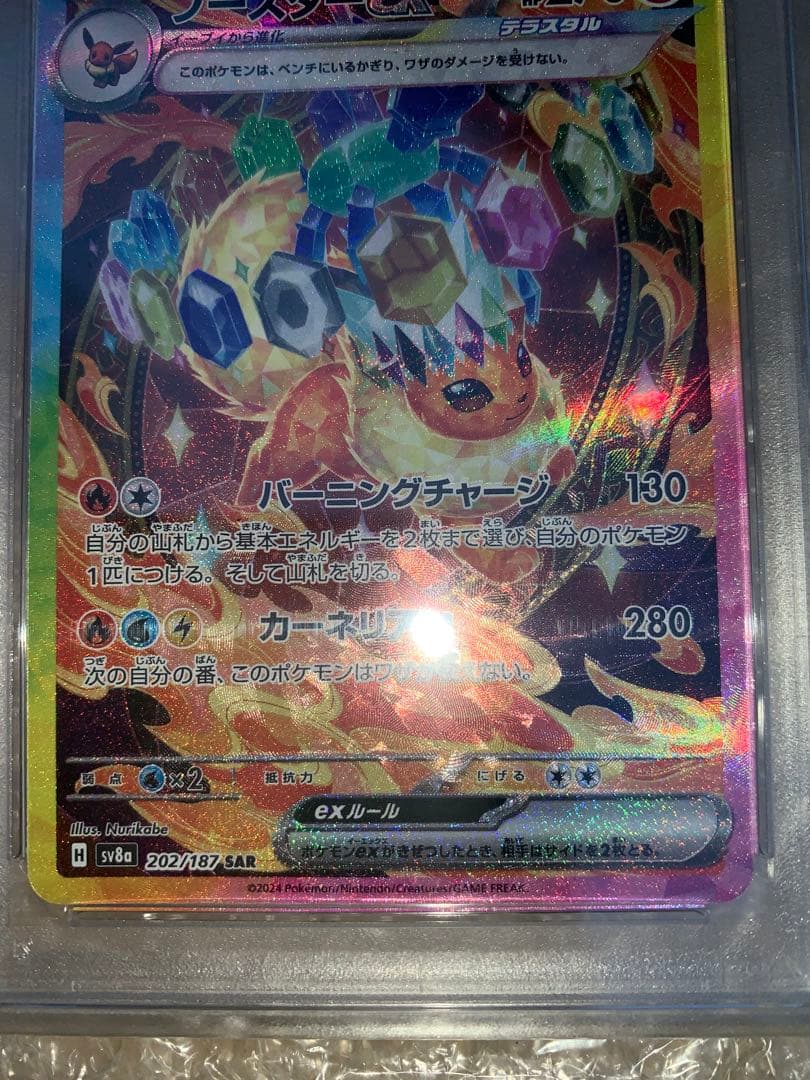 【PSA10】ブースターex SV8a テラスタルフェスex 202/187