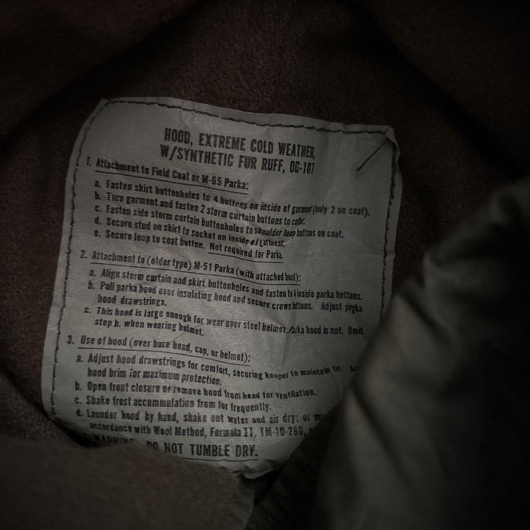 【希少サイズ】米軍実物 M-65 フィッシュテールパーカ フルセット Sサイズ
