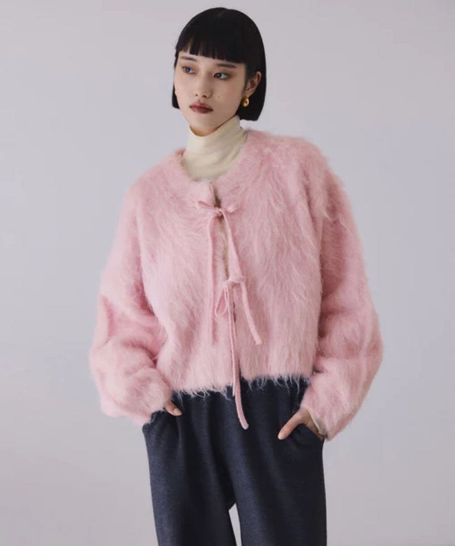 ADAM ET ROPÉ FEMME アルパカフラッフィーカーディガン