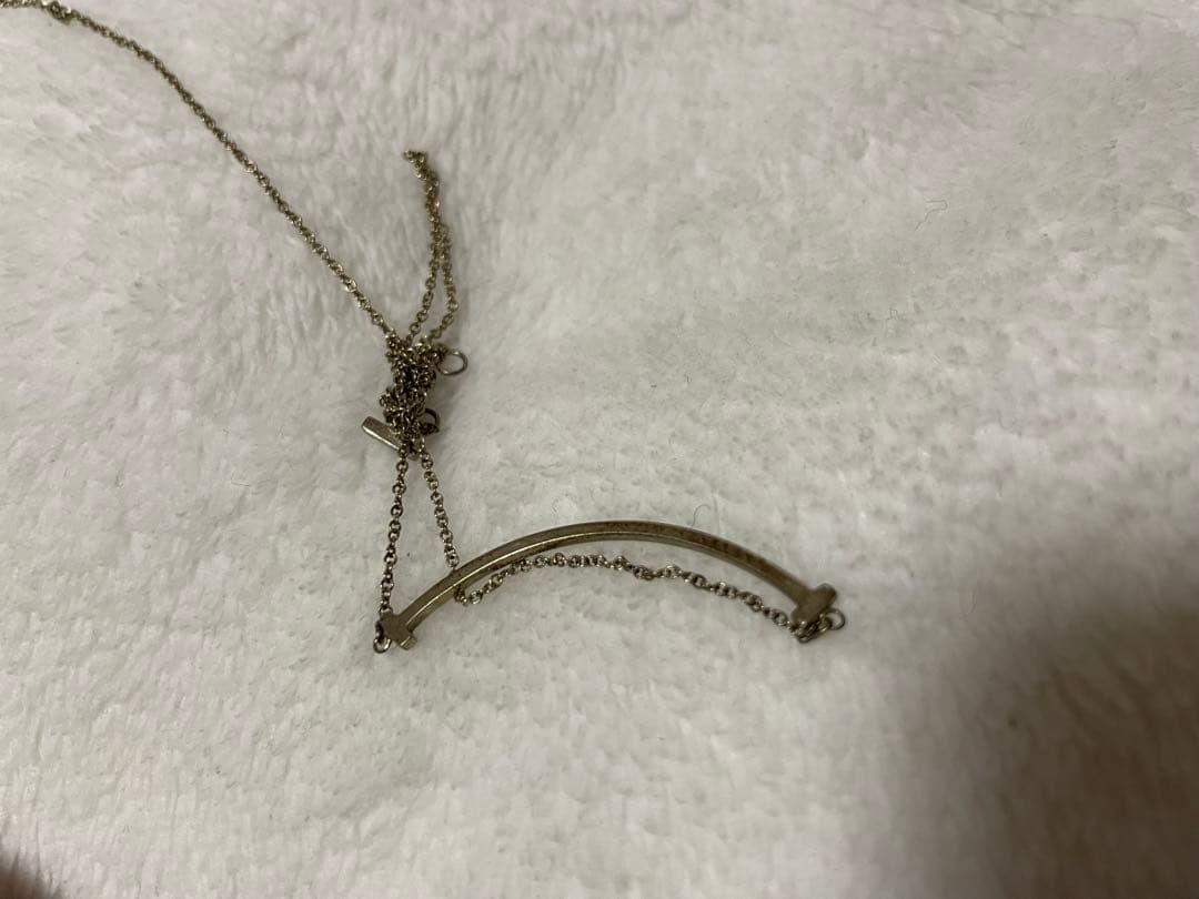 ティファニー　スマイルペンダント　絡まり有り。