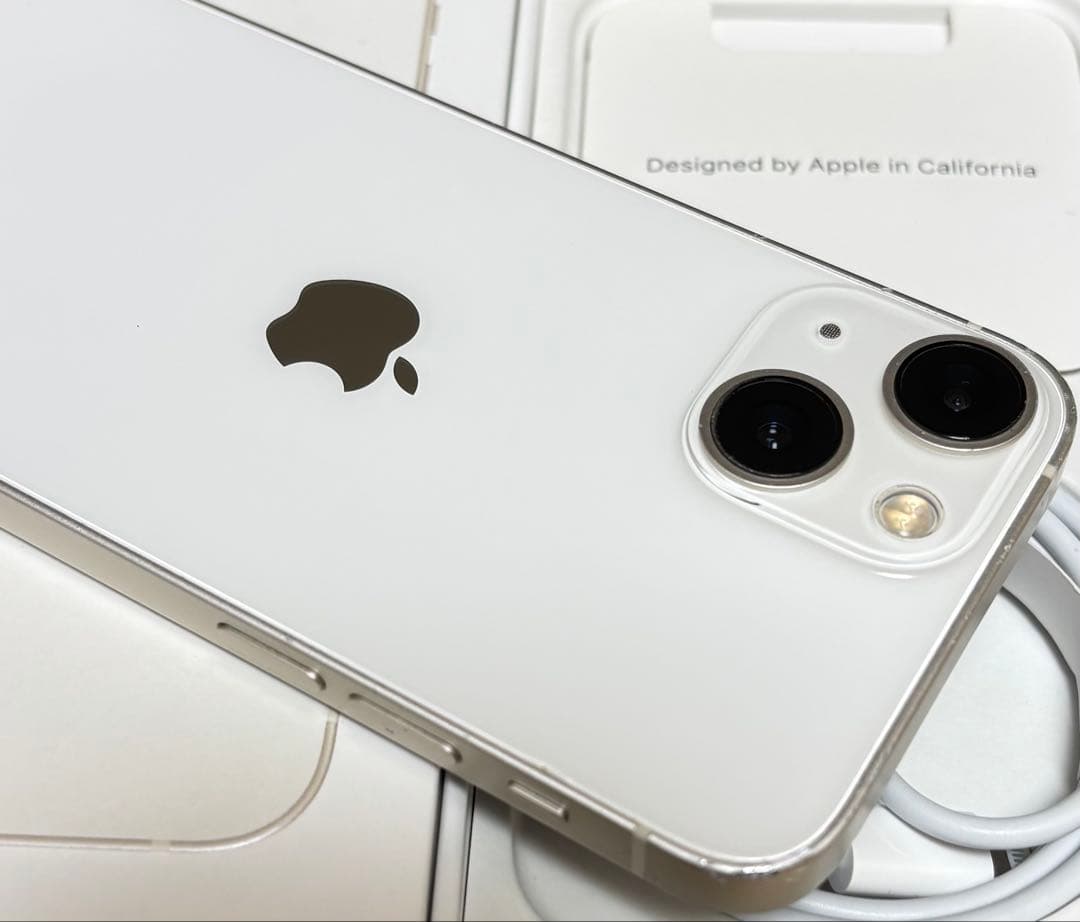 【新品バッテリー】iPhone 13 mini 128GB スターライト　本体