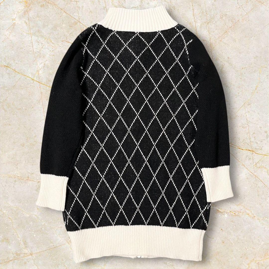 ◎新品◎★ルミニョン★diagonal check papillon knit★