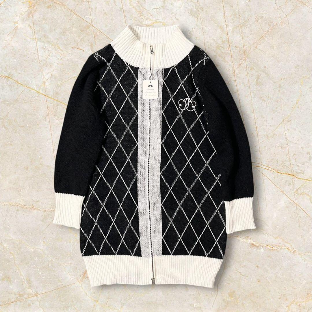 ◎新品◎★ルミニョン★diagonal check papillon knit★