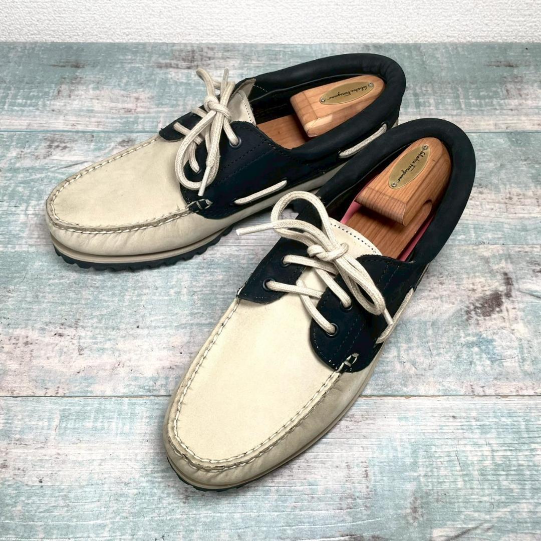 試着のみ Timberland 名作 デッキシューズ 3eye 27