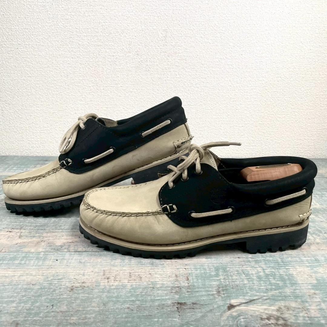 試着のみ Timberland 名作 デッキシューズ 3eye 27
