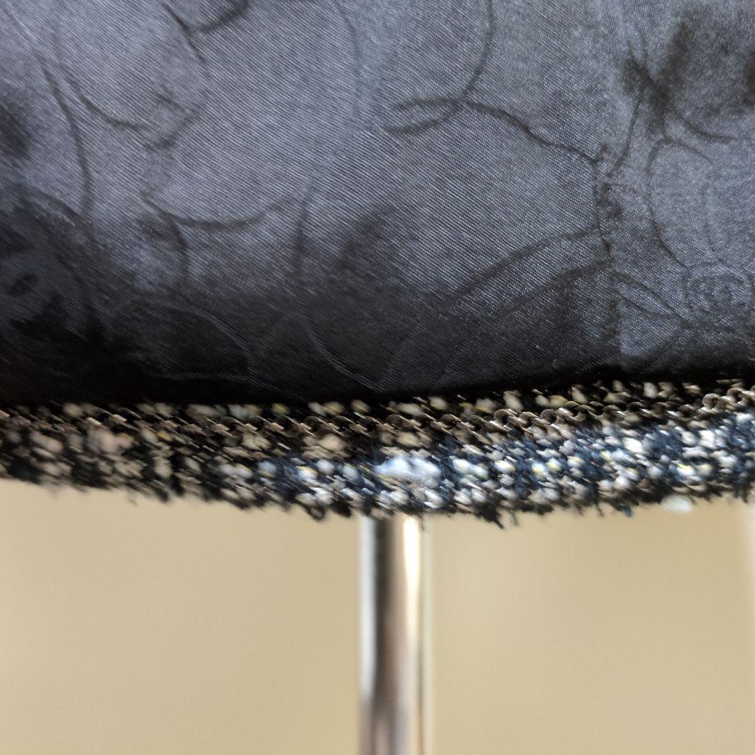 シャネル黒と白のツイード テーラードジャケット