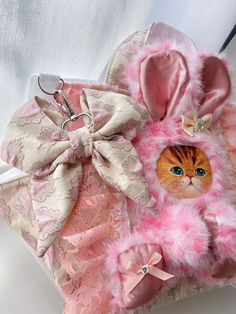 あ*き様 コヤンイサムチョン　バック　ピンクレオパード　ハンドメイド