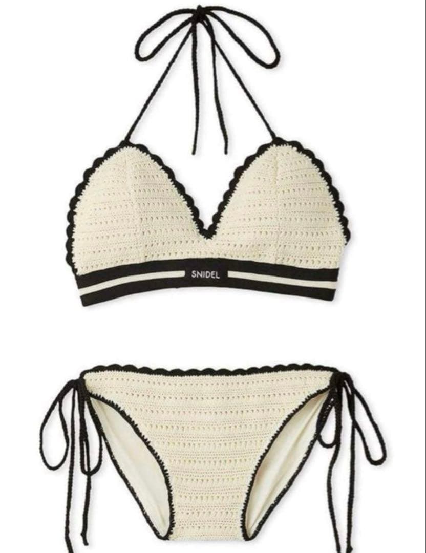 SNIDEL スナイデル　リュックセット　クロシェビキニ